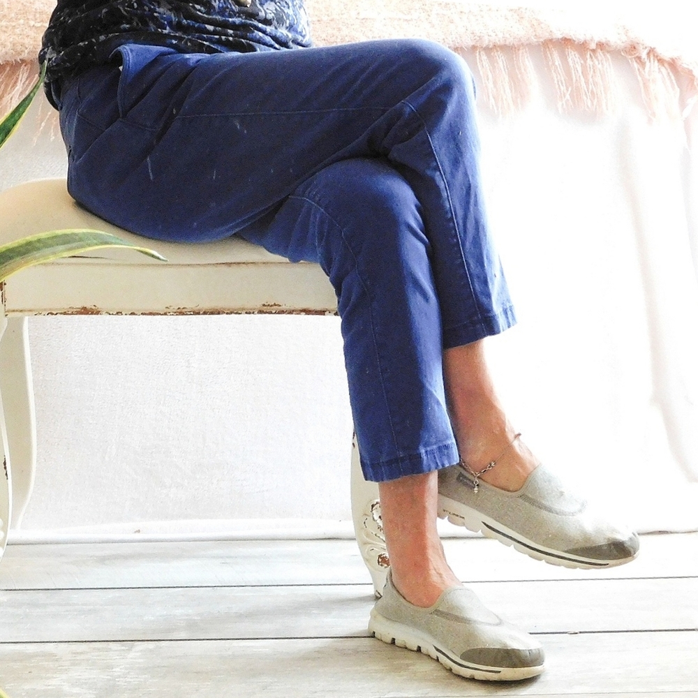 CALVIN KLEIN JEANS BLU ULTIMATE SKINNY ANKLE JEAN - Picture 2 of 8